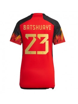 Ženski Nogometna dresi replika Belgija Michy Batshuayi #23 Domači SP 2022 Kratek rokav